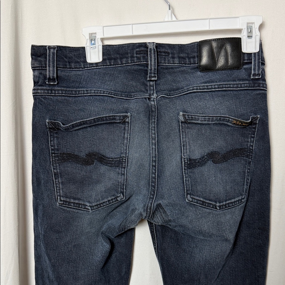 Nudie Jeans Men's Grim Tim Dark Blue Jeans Size 30x32 - Picture 5 of 10